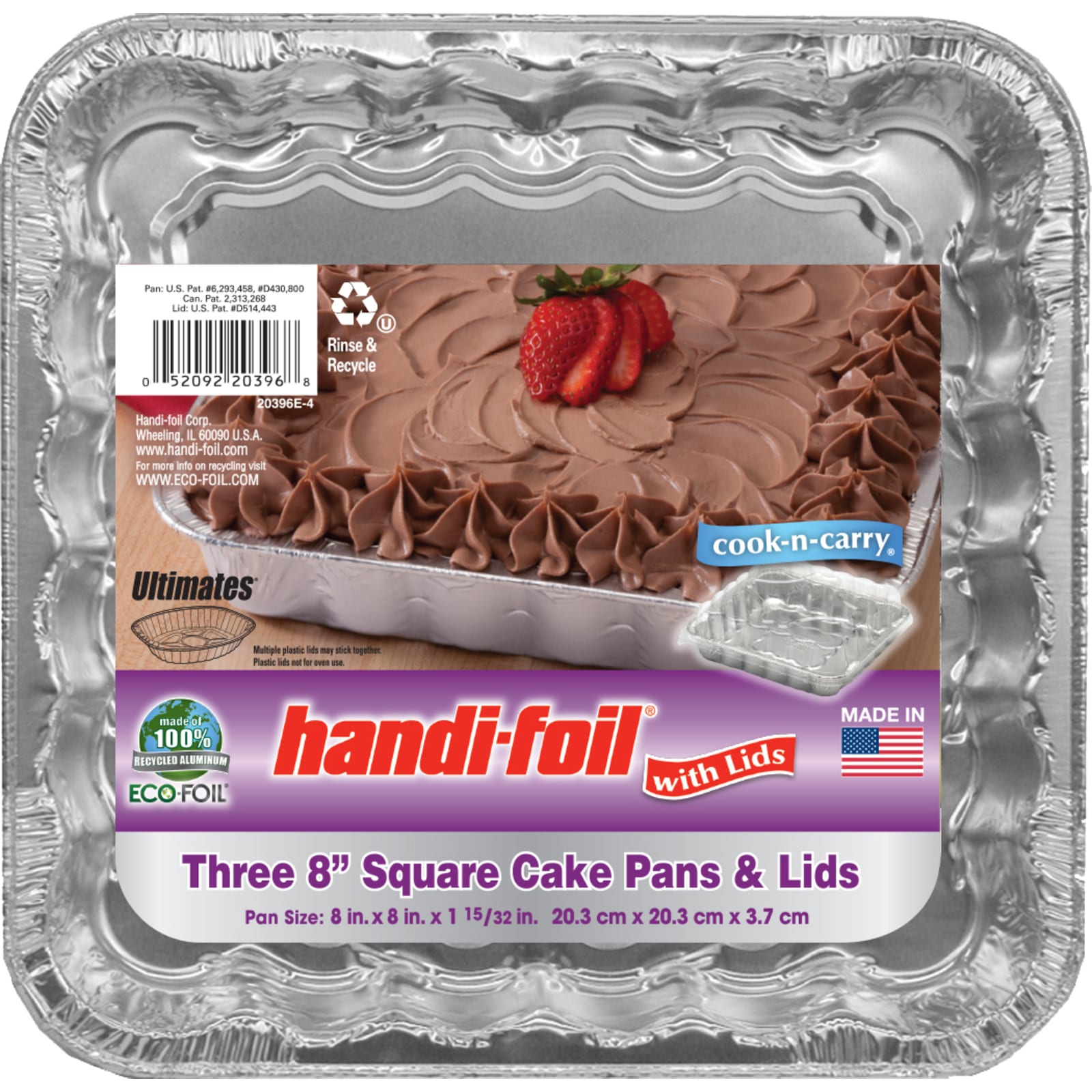 Good Cook Square Cake Pan, 8 x 8