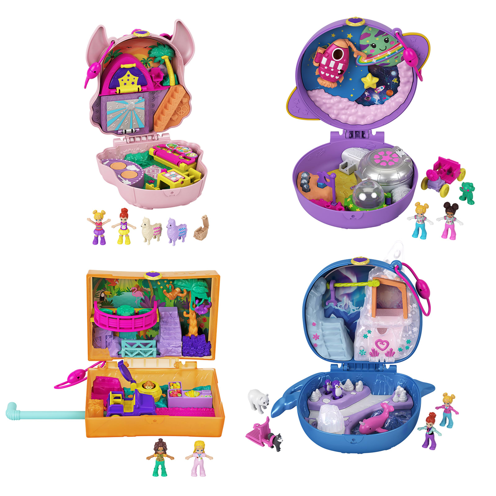 Polly Pocket sand Fun Surprises with doll Mattel