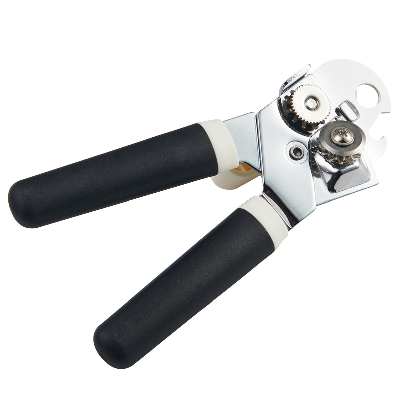 Farberware Black and Red Hands-Free Battery-Operated Can Opener