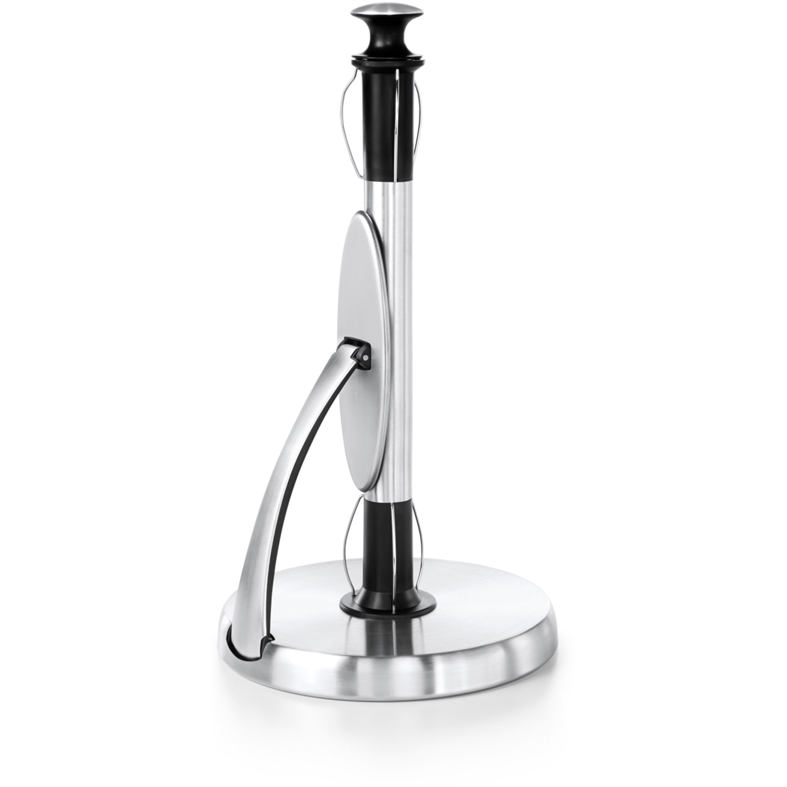 OXO Paper Towel Holder - Brushed Stainless-Steel, Kitchen Counter  Organizers