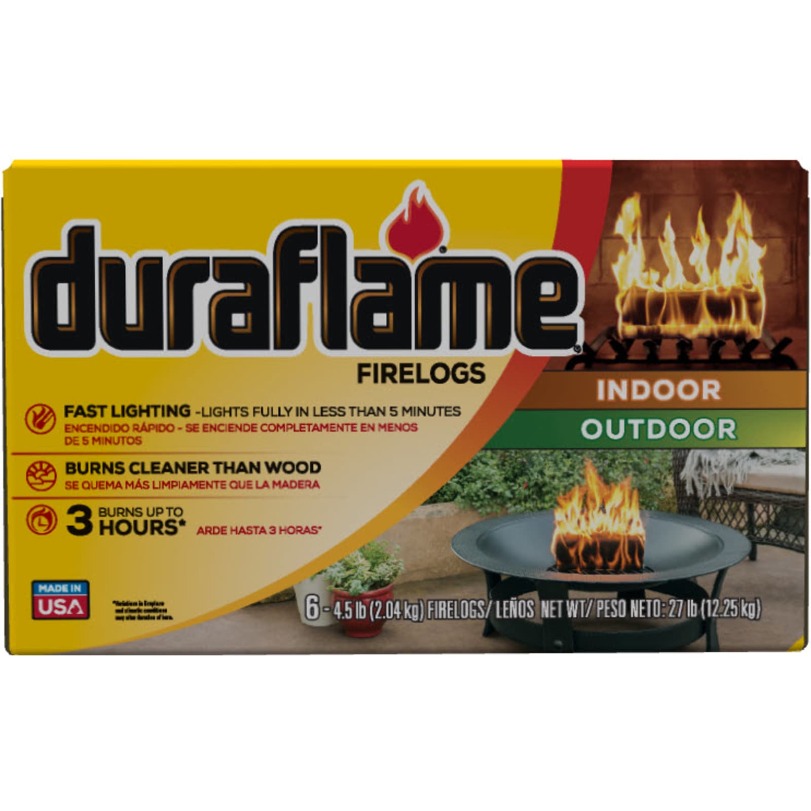 Duraflame 4.5 lb 3 Hour Firelogs - 6 Pk by Duraflame at Fleet Farm