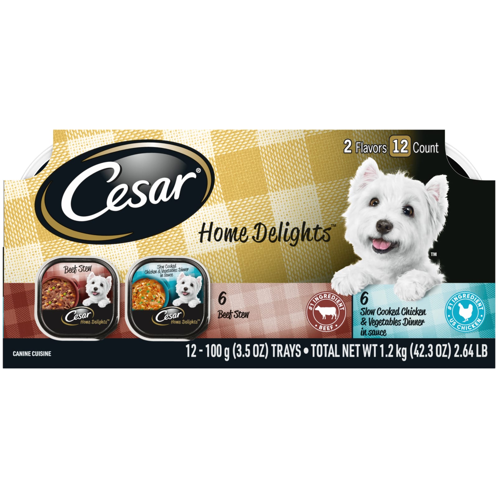 Adult Home Delights Slow Cooked Chicken Beef Stew Variety Pack