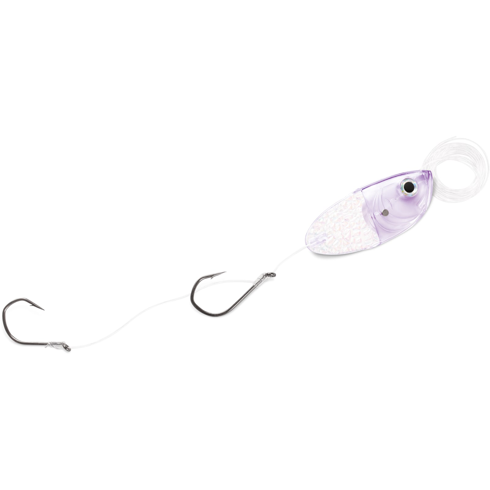 Fish Candy UV Purple Cut Bait Head w/Rigging by Luhr-Jensen at