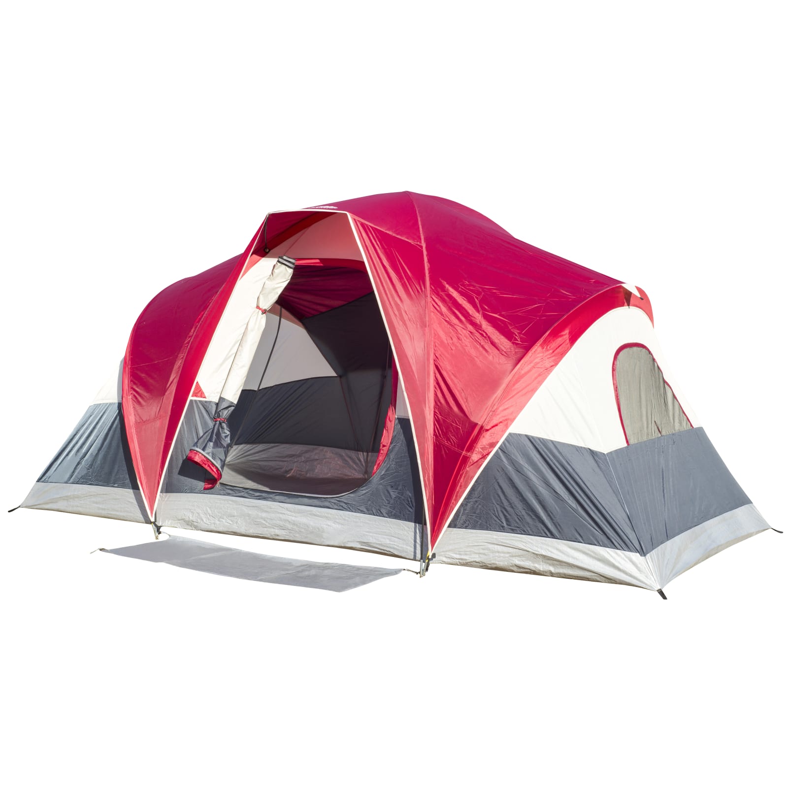 Tent online in field