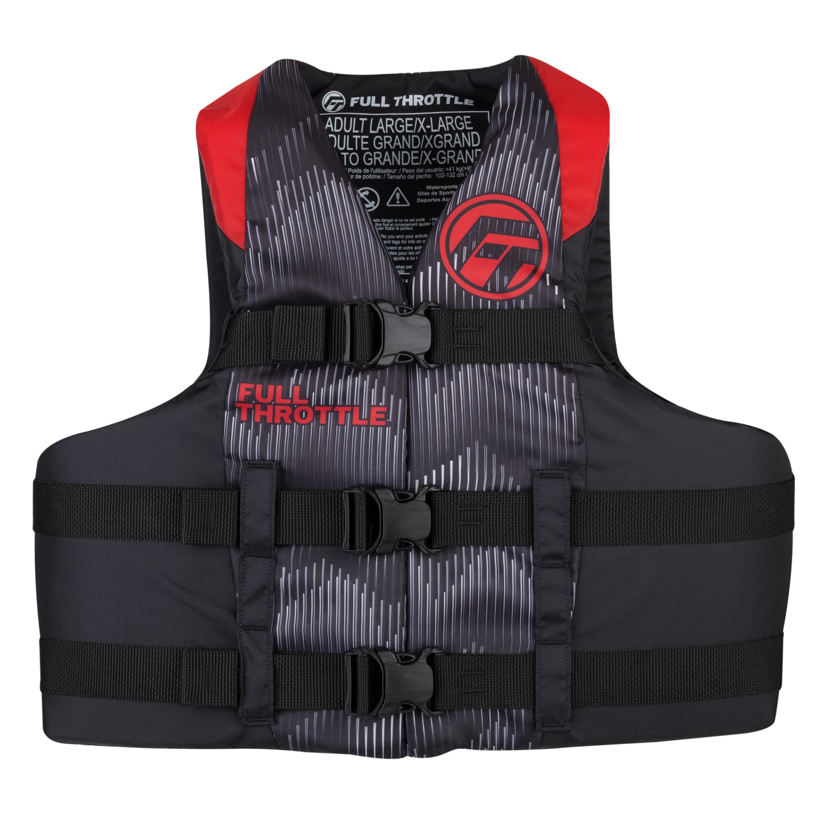 Adult 4X-Large/7X-Large Red Nylon Sports Vest by FULL THROTTLE at Fleet Farm