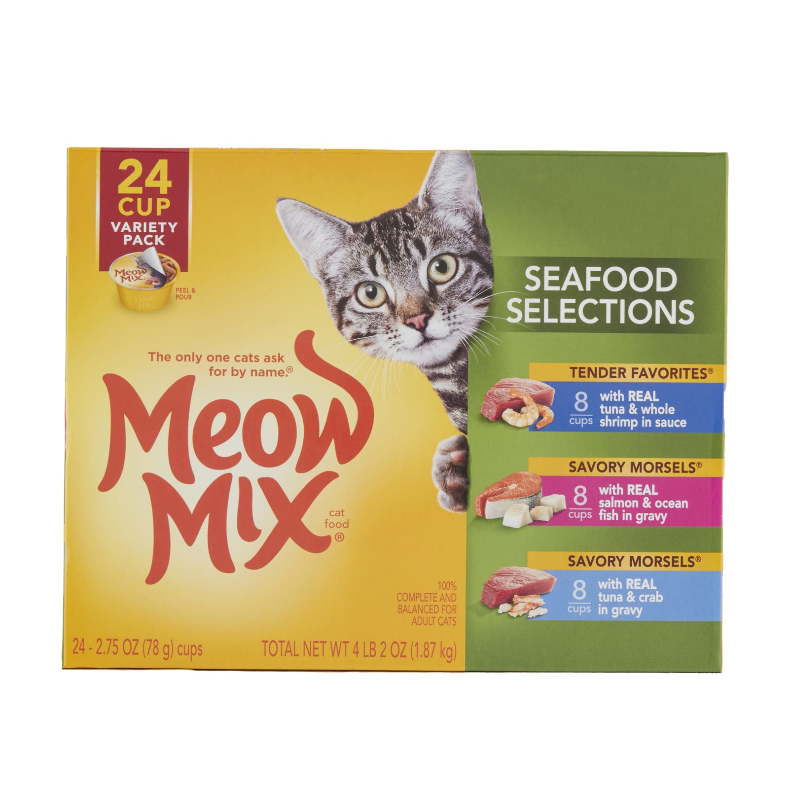 Seafood Selections Variety Wet Cat Food 24 Pk by Meow Mix at