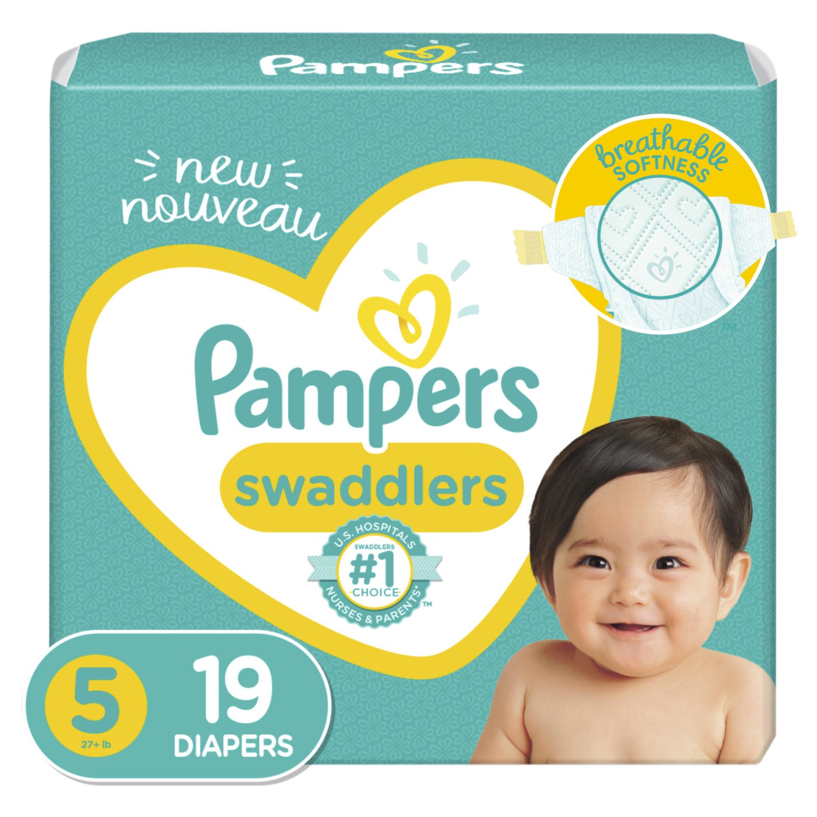 Swaddlers size 5 weight sales