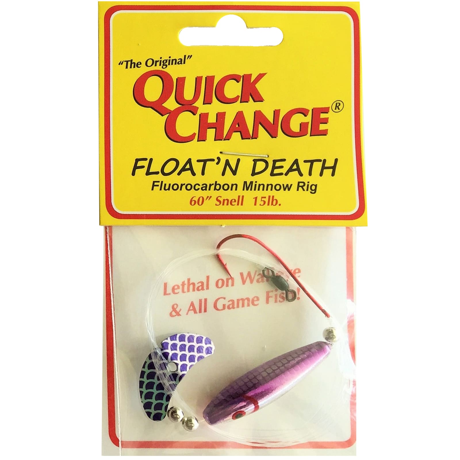 Fish Candy 2 Hook Spinner - Cisco Purple by Quick Change at Fleet Farm