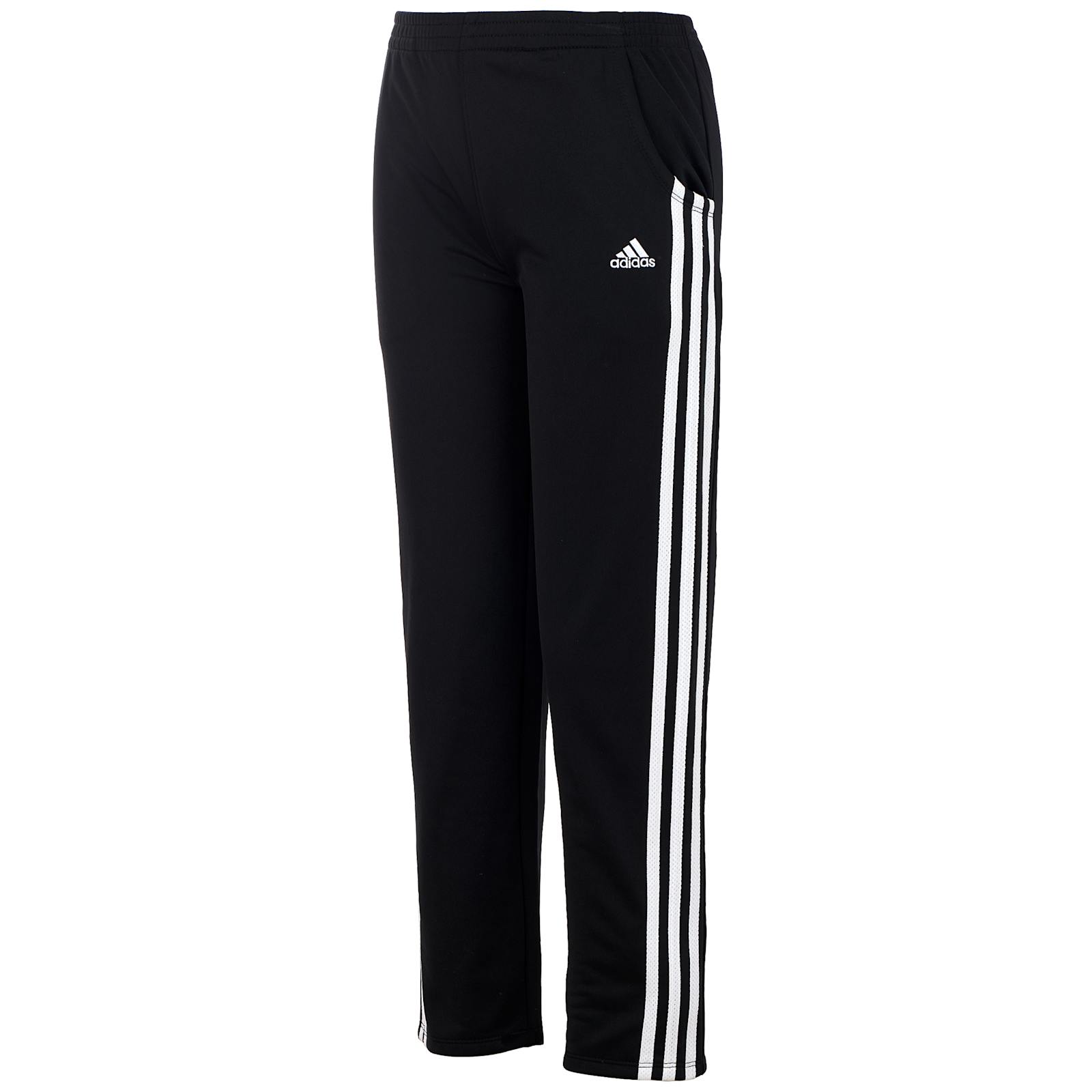 Girls Black Athletic Warm Up Polyester Pants by adidas at Fleet Farm