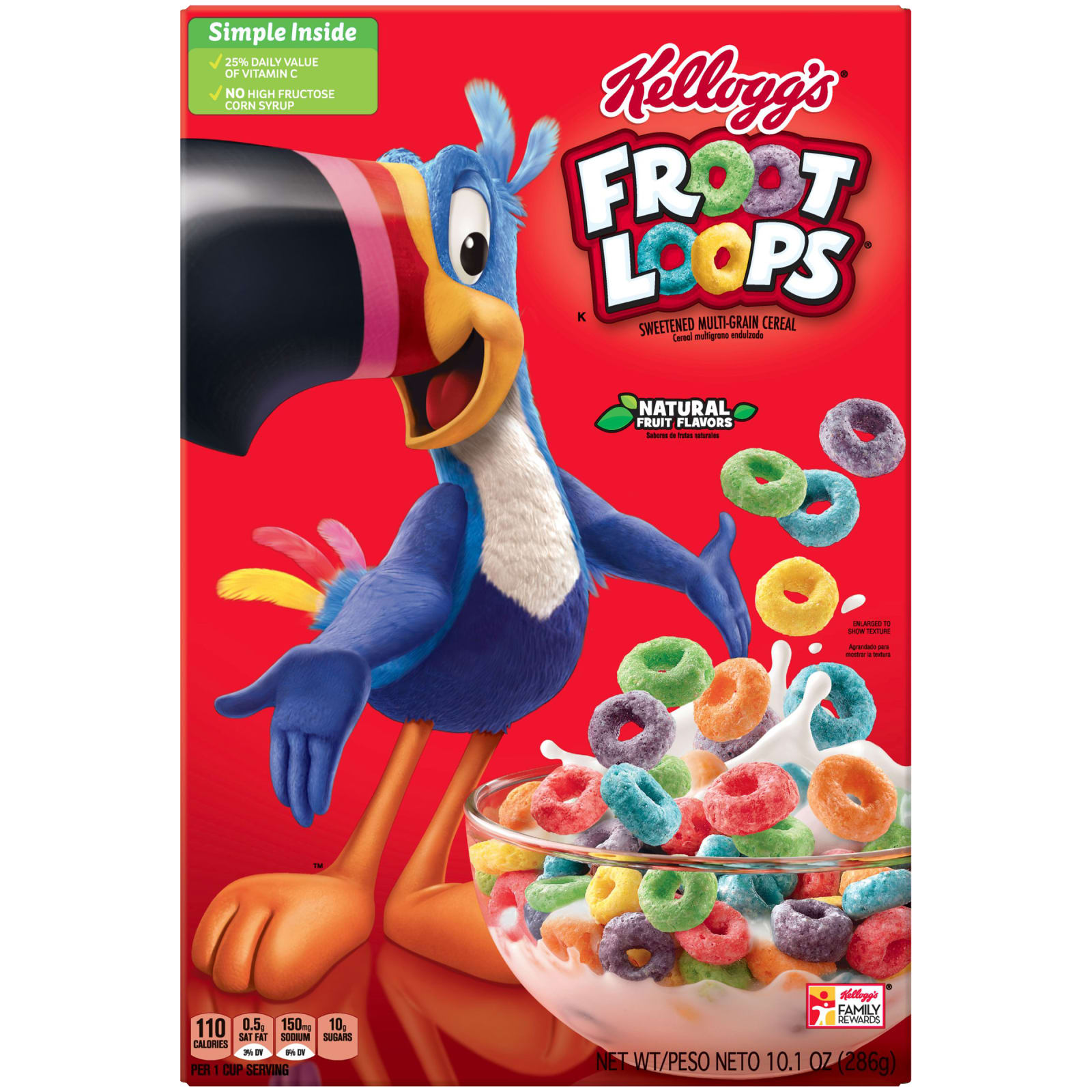 Kellogg Froot Loops Snack-2 oz.-6/Case