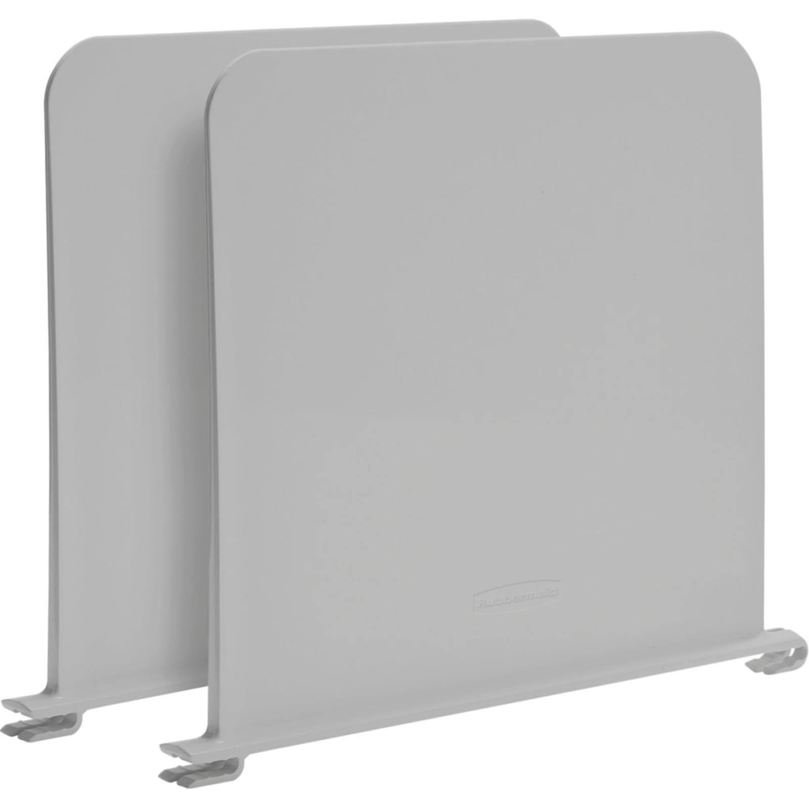 Rubbermaid FastTrack 0.787-in x 10.575-in x 12.567-in White 2-pack Plastic Shelf  Divider at