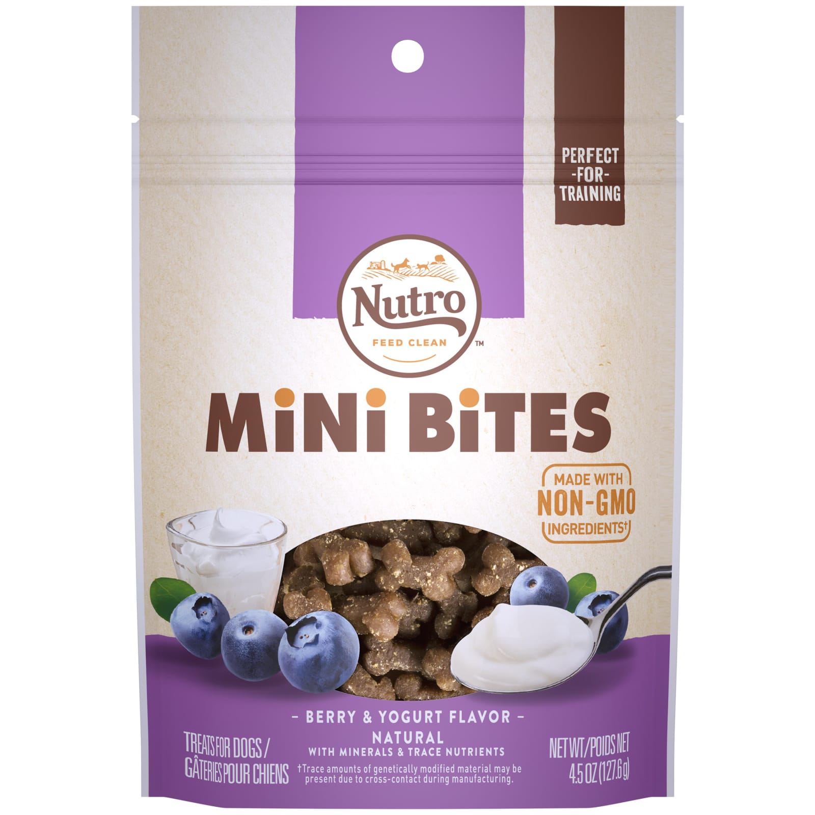 Mini Bites 4.5 oz Berry  Yogurt Flavor Dog Treats by Nutro at Fleet Farm