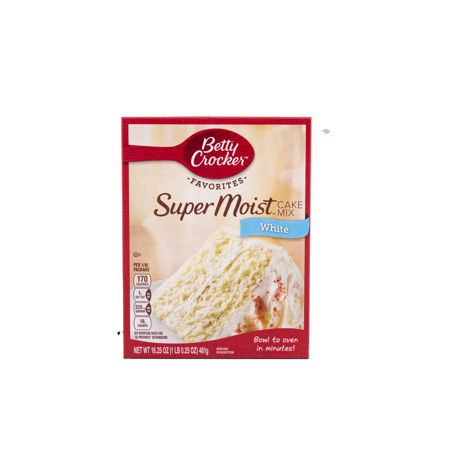 White 2024 cake mix
