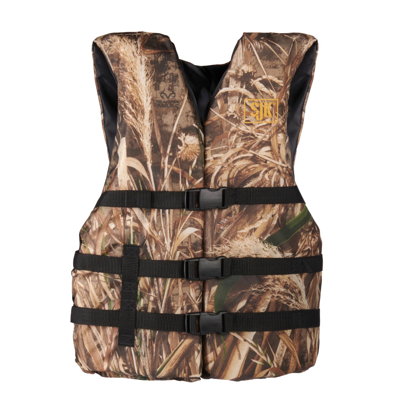 Adult 2-Buckle RealTree Max 5 Camo Fishing Life Vest by SJK at