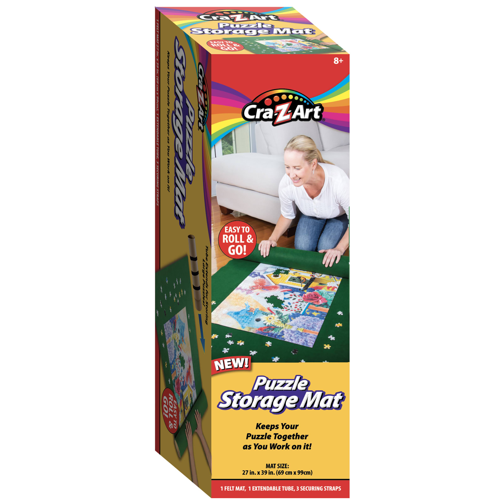 Roll and outlet go puzzle mat