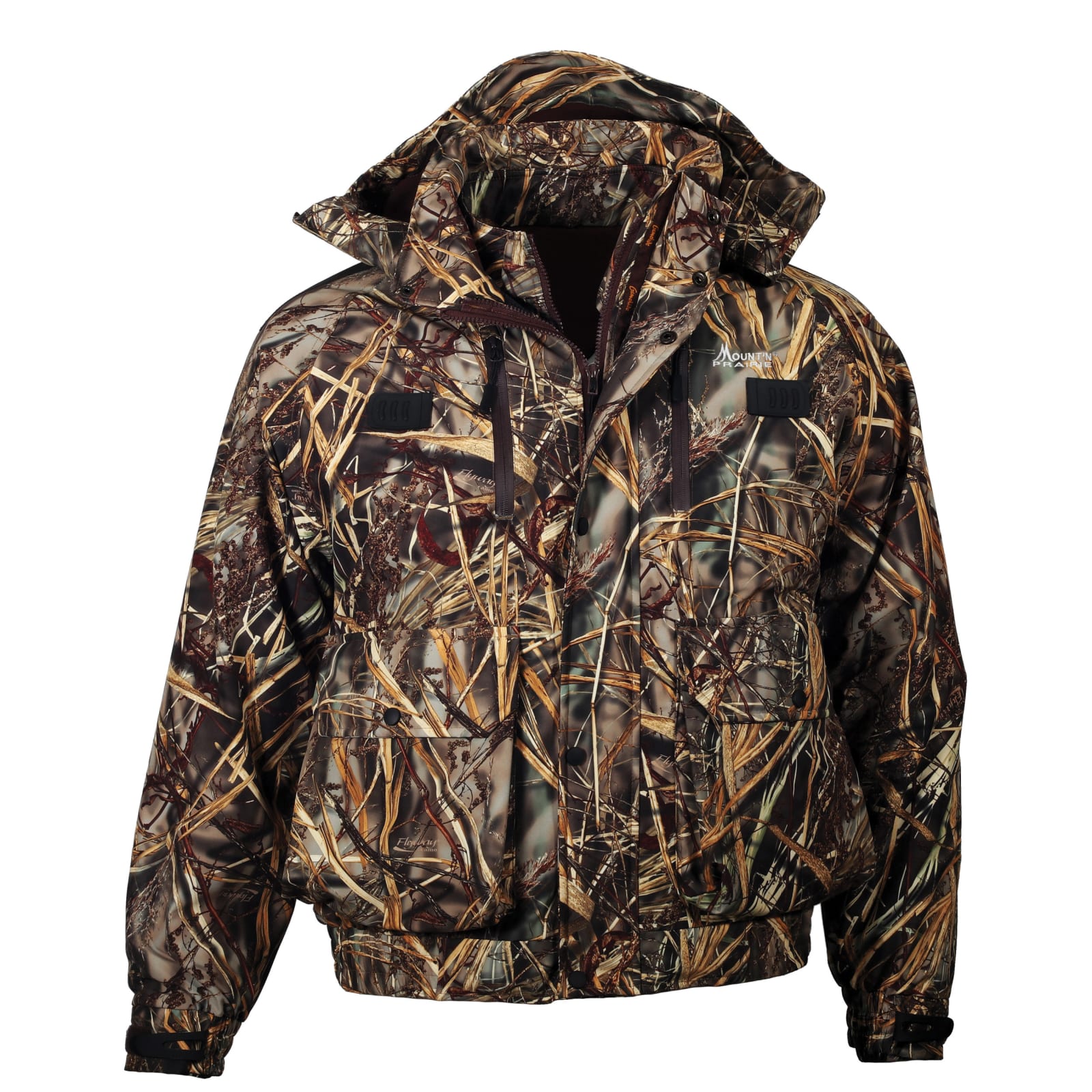 Adult Waterfowler Flyaway Camo Hooded Full Zip Jacket by Mount'N