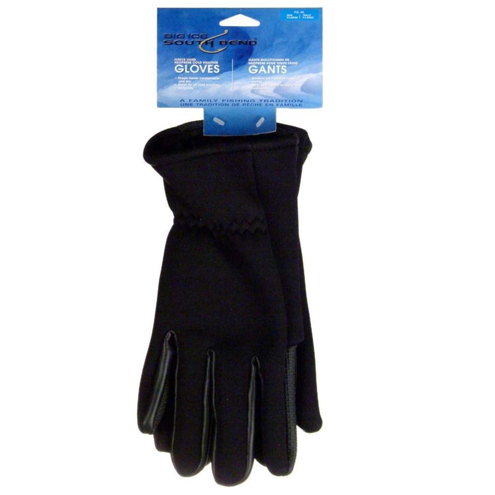 Celsius Black Neoprene Fishing Gloves X-Large - Great For Ice Fishing, Cold  Weather