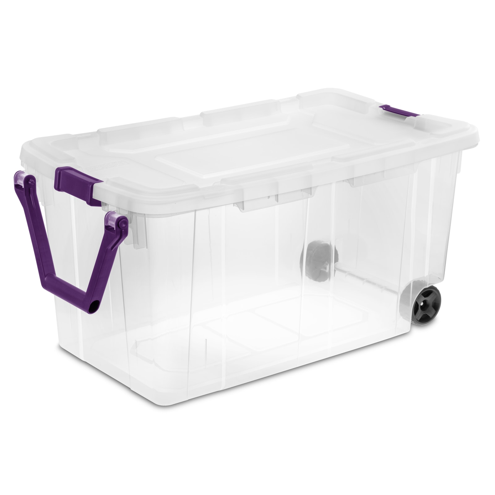 Christmas Tree Wheeled Storage Box by Sterilite at Fleet Farm