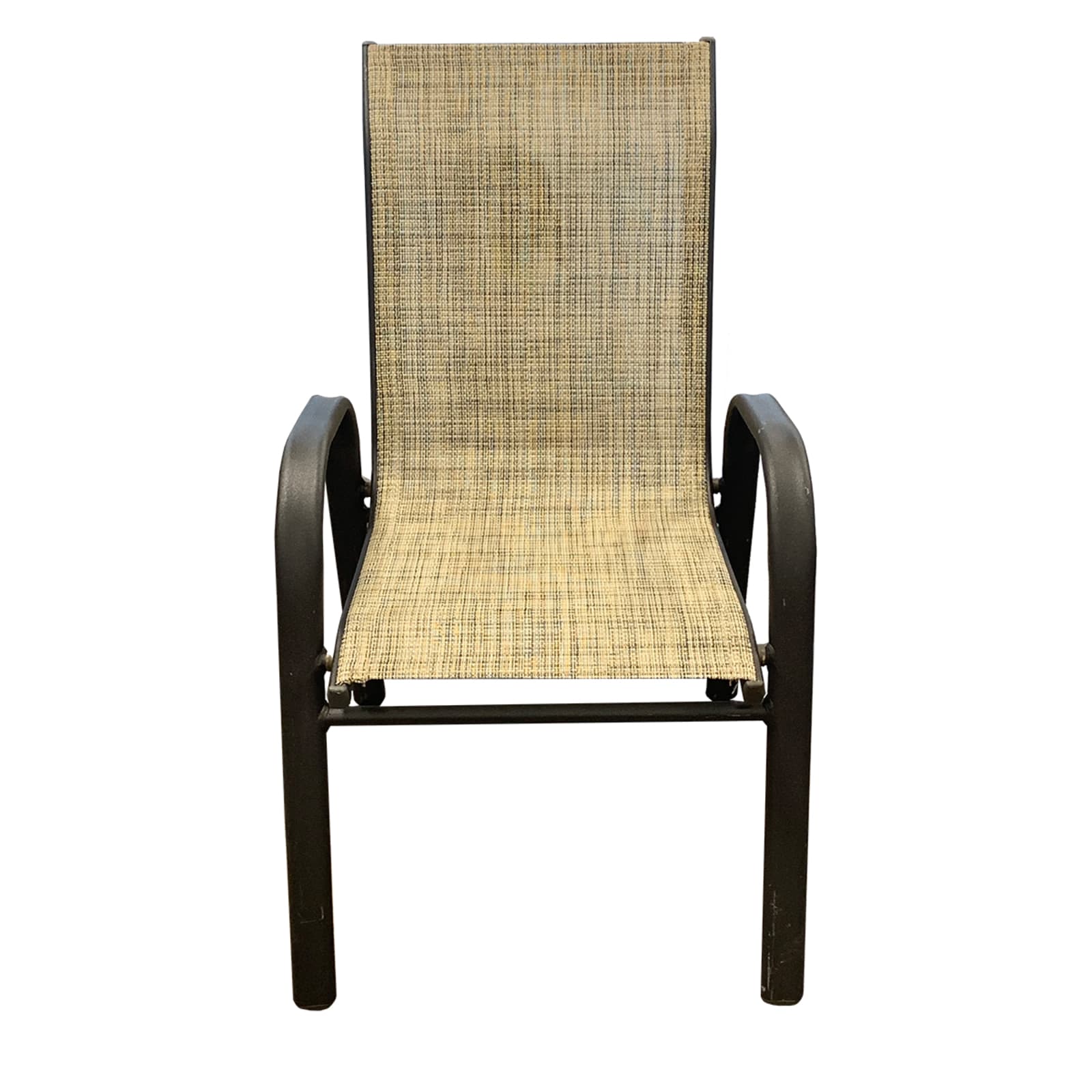 St Croix Brown Sling Stack Kids Chair
