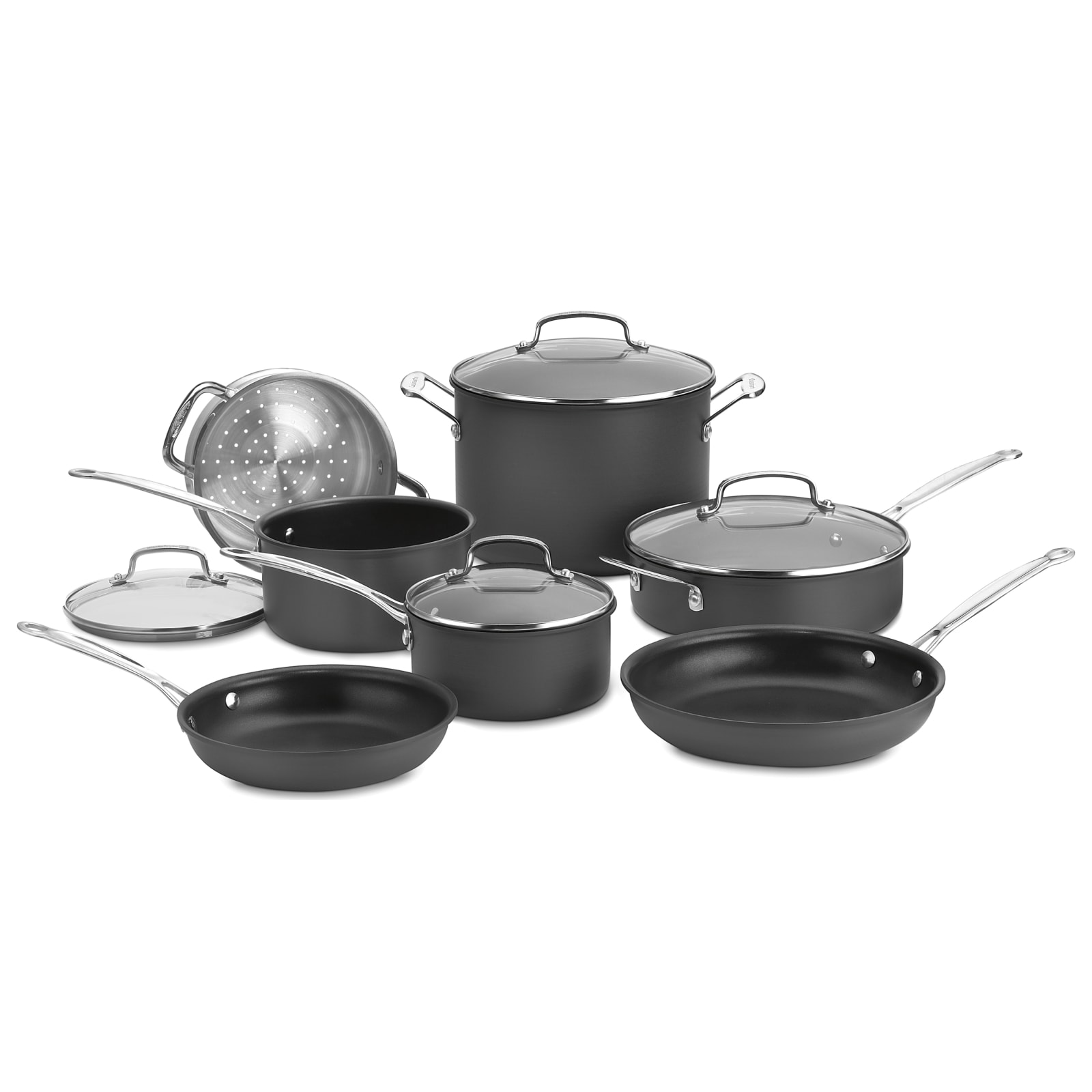 Cuisinart 44 13 Cookware Set 1.5 quart Saucepan 2.5 quart Saucepan