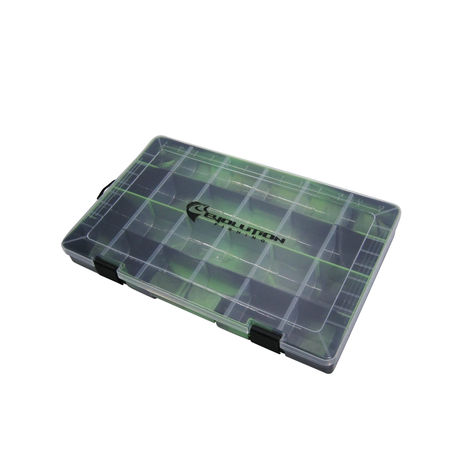 Green/Black Drift Series Colored 3600 Tackle Box by Evolution