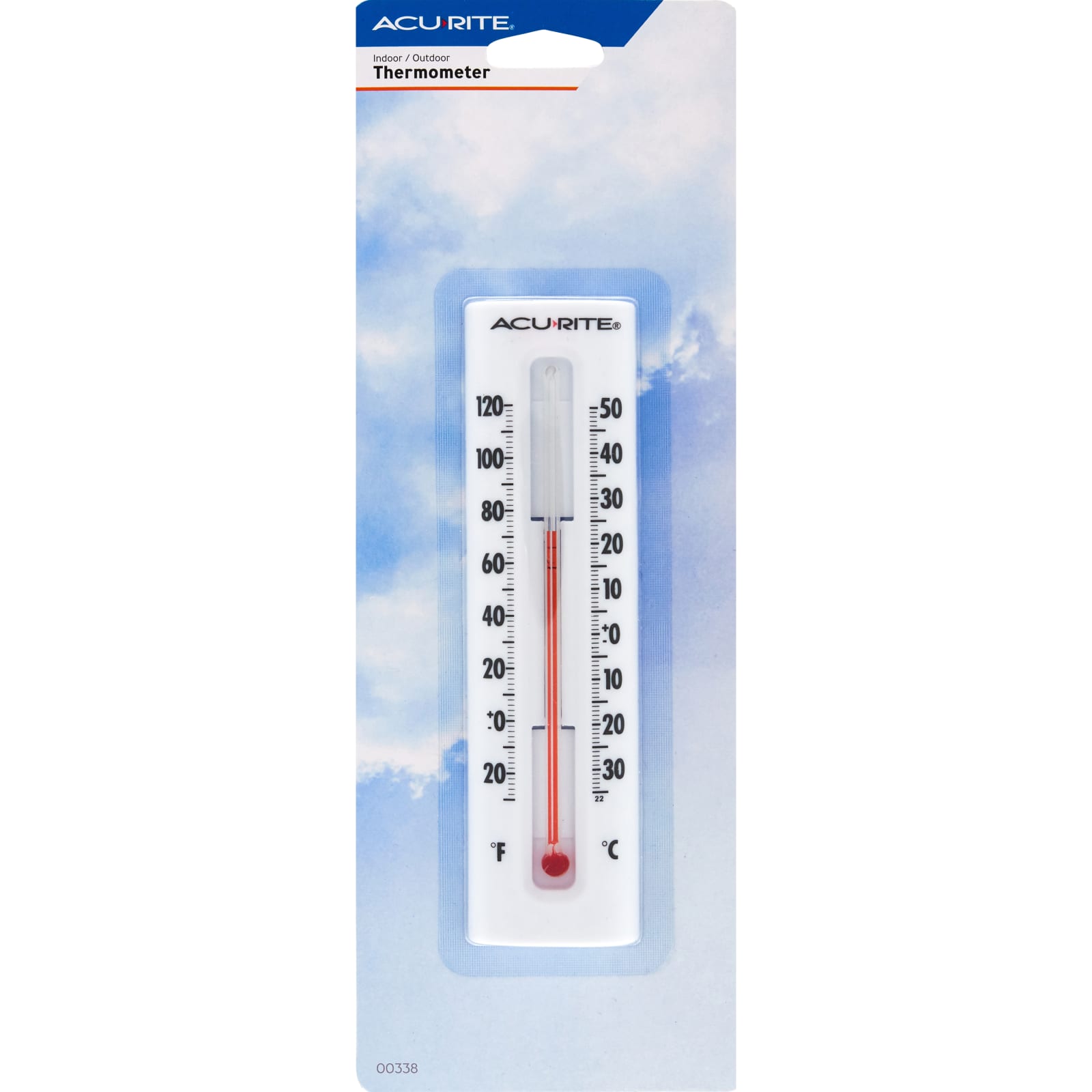 Acu-Rite Indoor & Outdoor Digital Thermometer also measures indoor