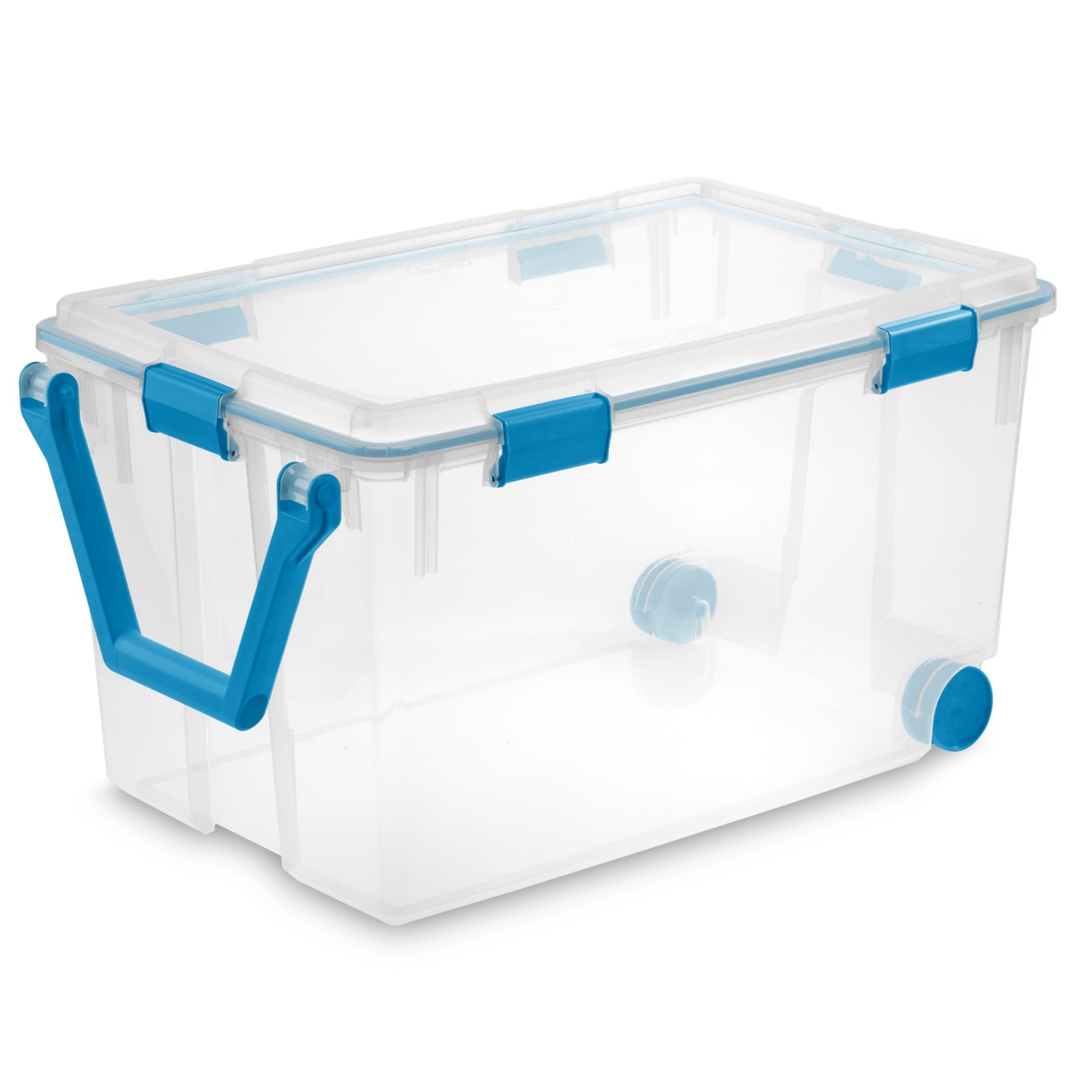 Sterilite 54 Quart Gasket Box, Clear