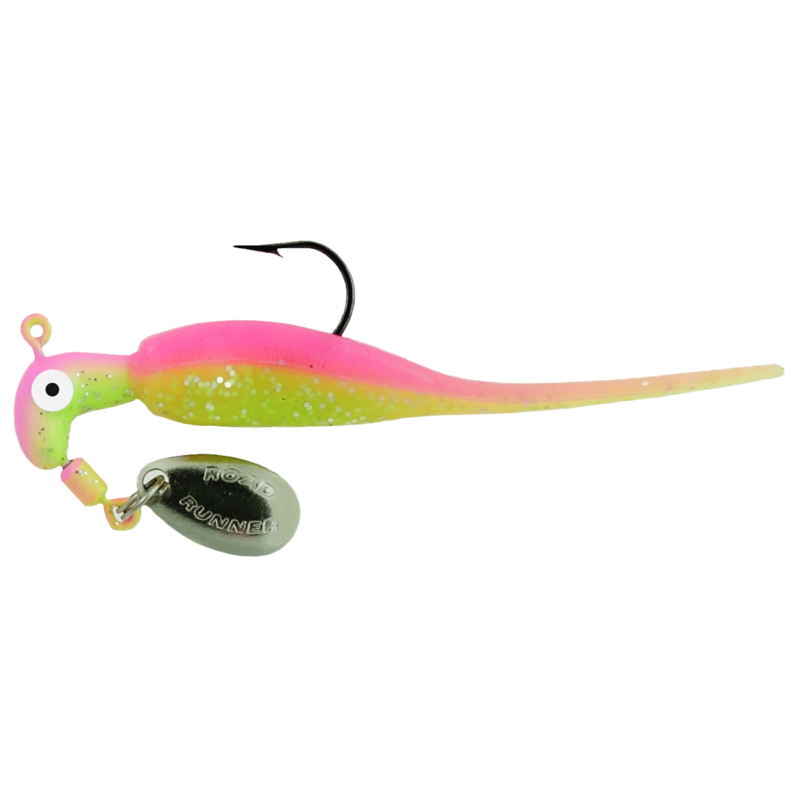 Electric Chicken Glo Slab Runner w/Baby Shad Panfish Lure by