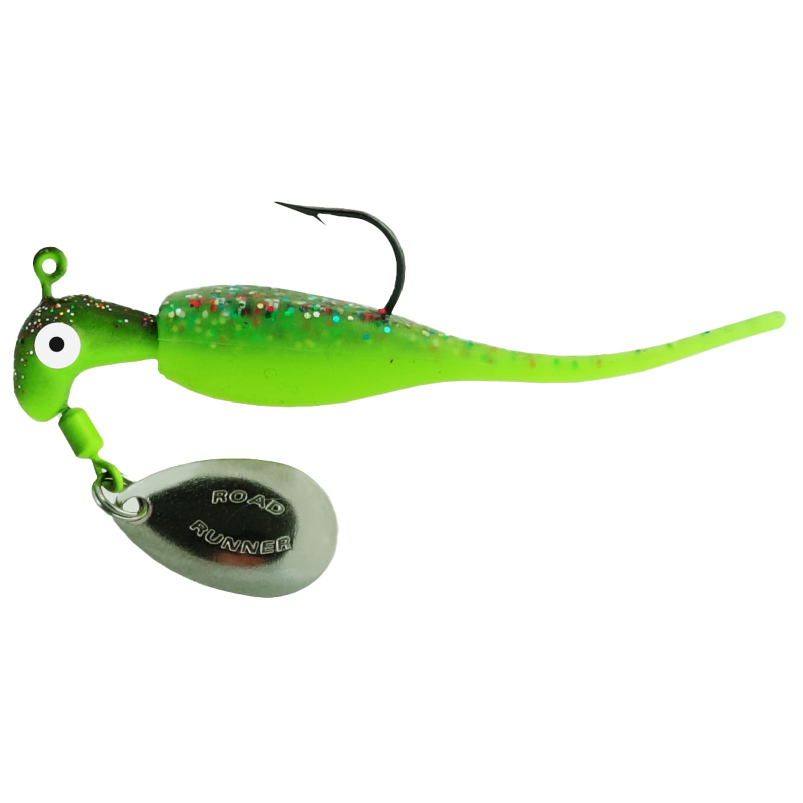 Green Lantern Glo Slab Runner w/Baby Shad Panfish Lure by