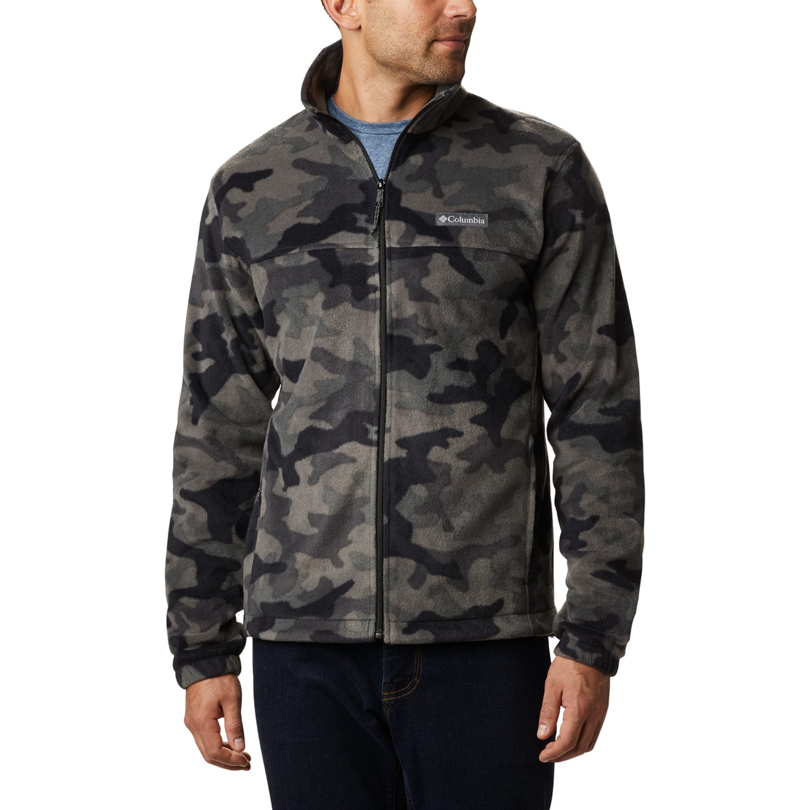 Columbia camouflage fleece jacket sales