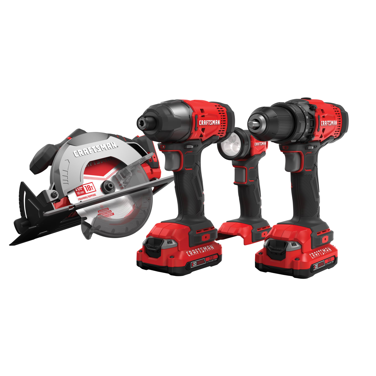 V20 4-Tool Combo Kit by CRAFTSMAN at Fleet Farm