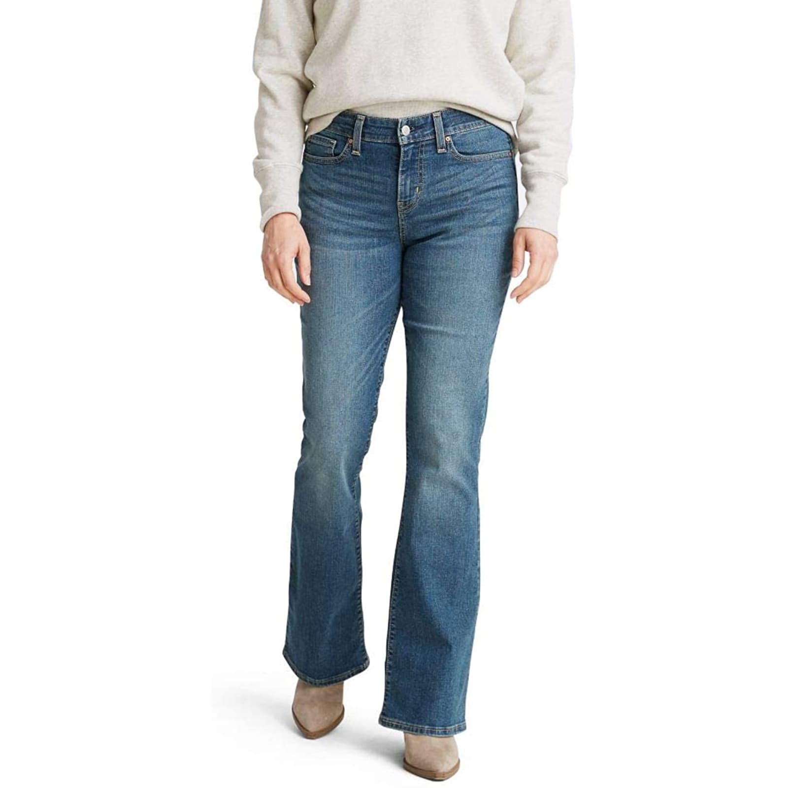 Women's Capetown Mid-Rise Bootcut Jeans by Signature By Levi's at Fleet Farm