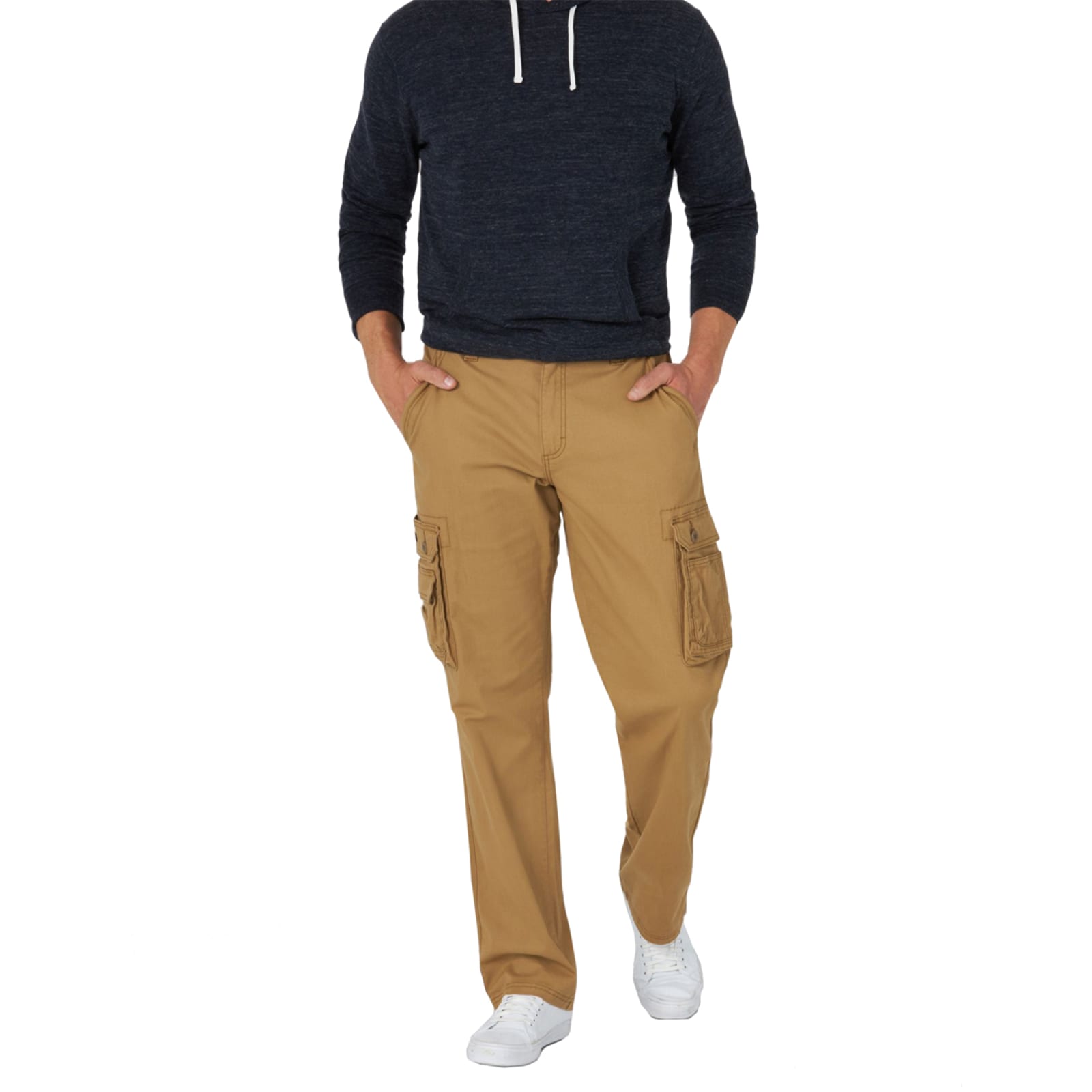 Men's Wyoming Bourbon Relaxed Fit Cotton Cargo Pants by Lee at