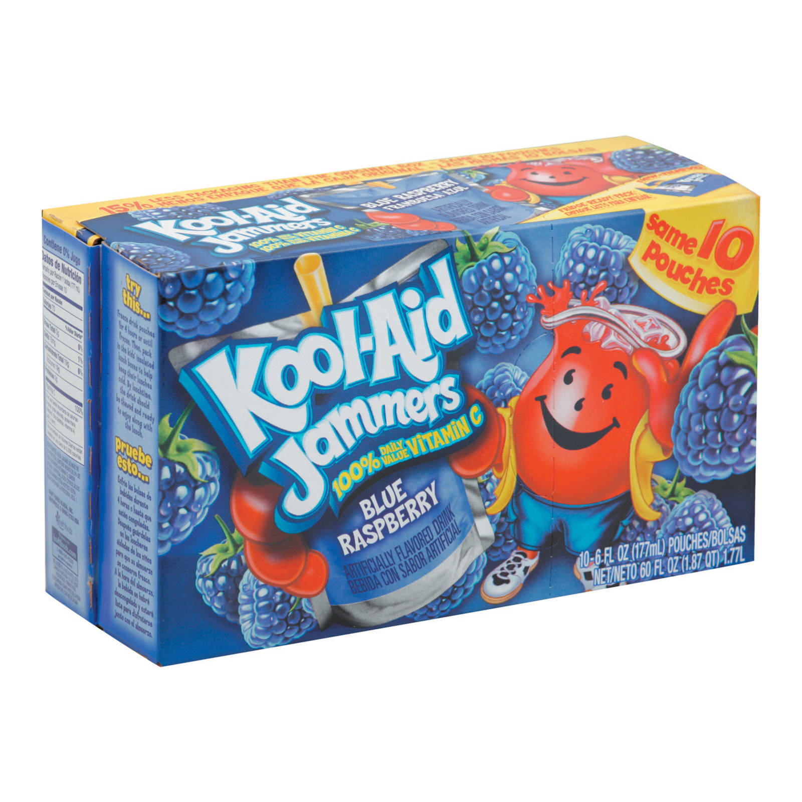 Save on Kool-Aid Jammers Juice Drink Pouches Blue Raspberry - 10 pk Order  Online Delivery