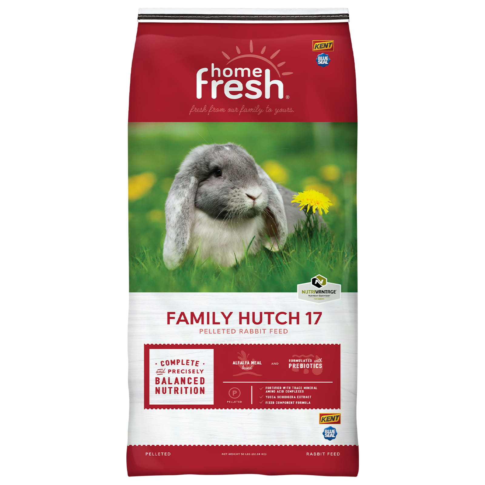 Home Fresh Family Hutch Pelleted Rabbit Feed by KENT at Fleet Farm