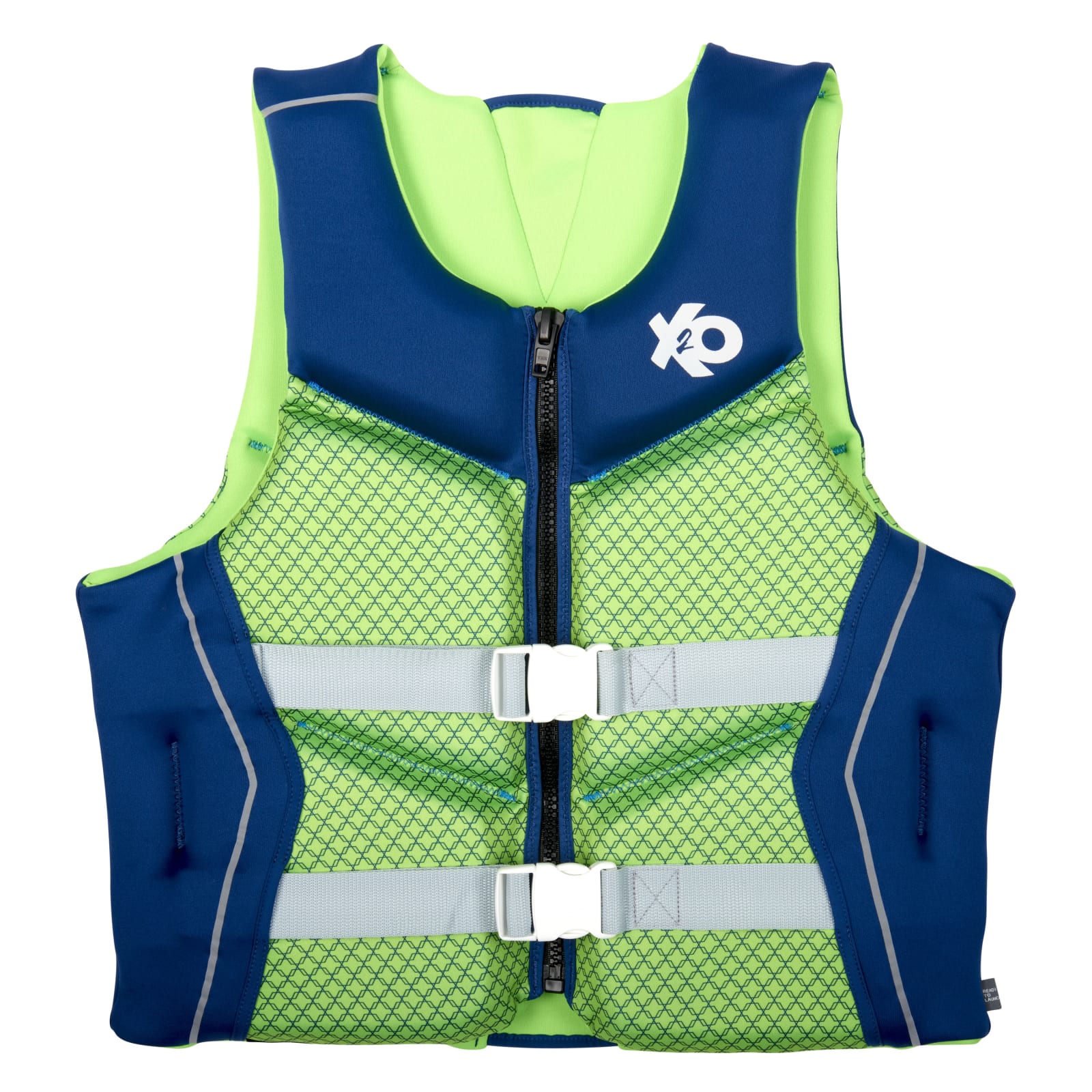 Men's Green/Navy Comfort Wave Vest by X20 at Fleet Farm