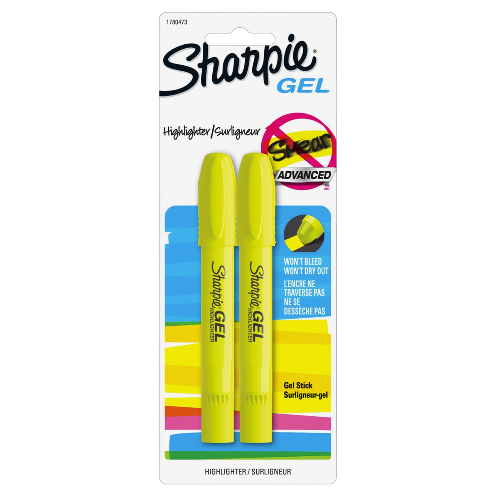 Sharpie Gel Highlighters, Bullet Tip, Fluorescent Yellow, 2 Count at Fleet  Farm