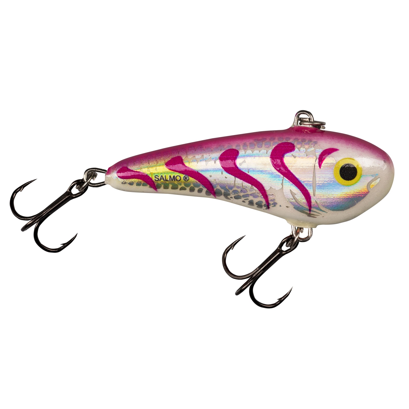 Holographic Pink Tiger Chubby Darter Sinking Jig by Salmo at Fleet