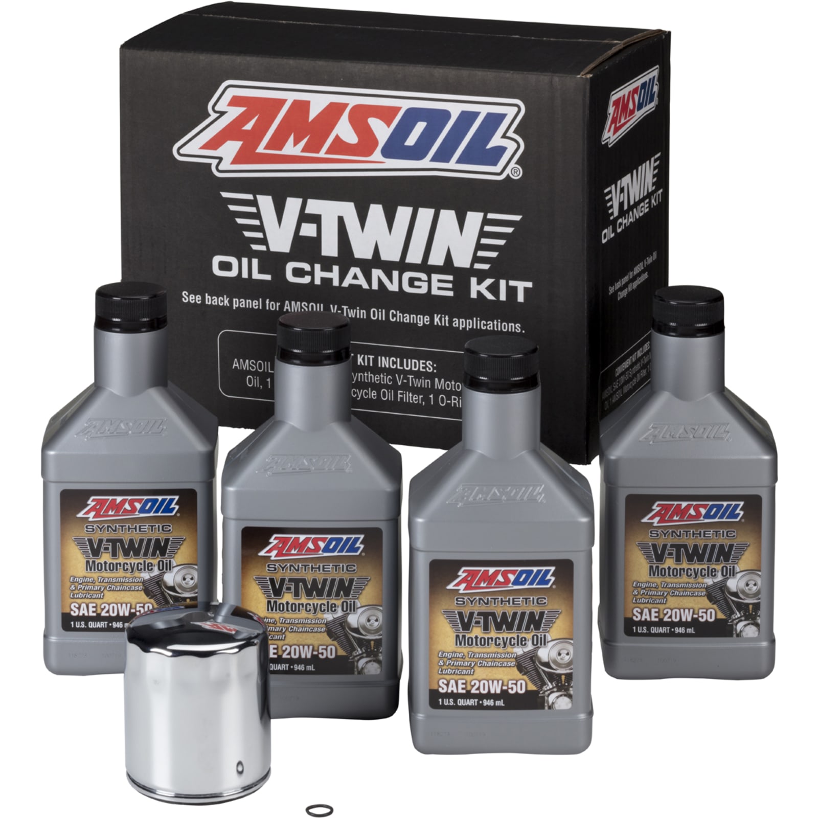 Amsoil SAE 20W-50 Synthetic Motorcycle Oil (MCV)