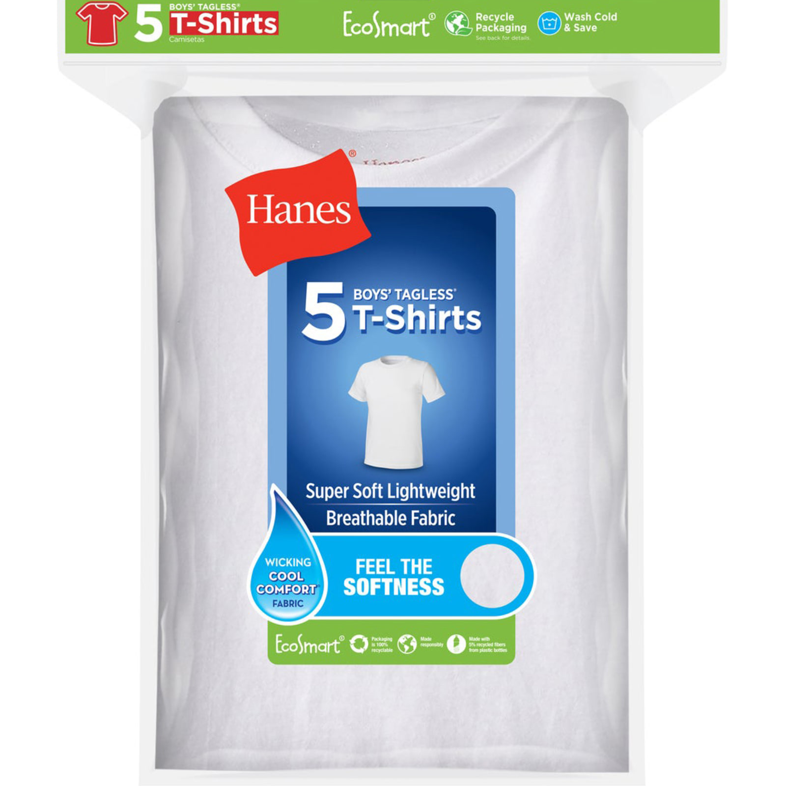 Hanes Men's EcoSmart Short Sleeve T-Shirt