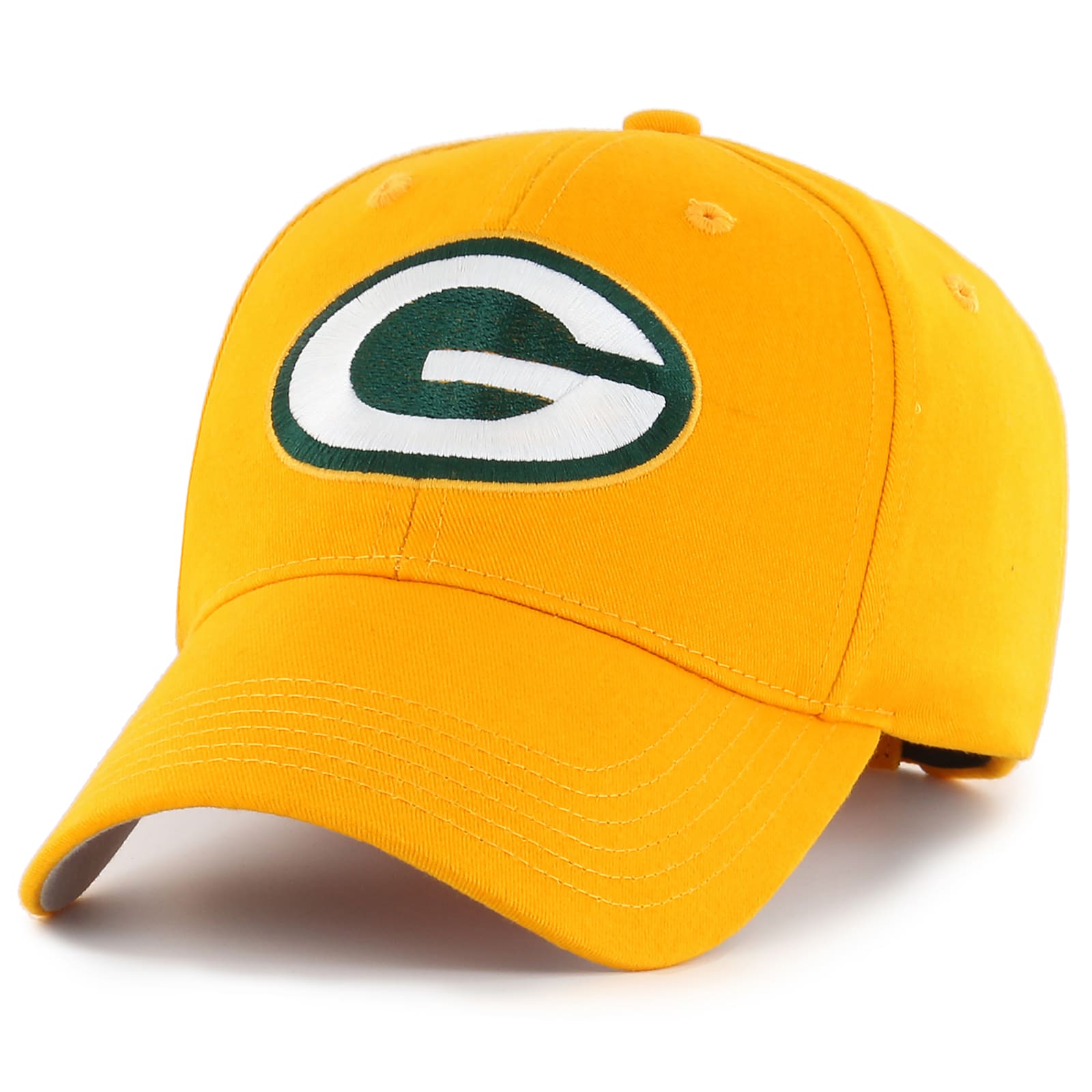 Adult Green Bay Packers Gold Mass Basic Team Logo NFL Cap at Fleet