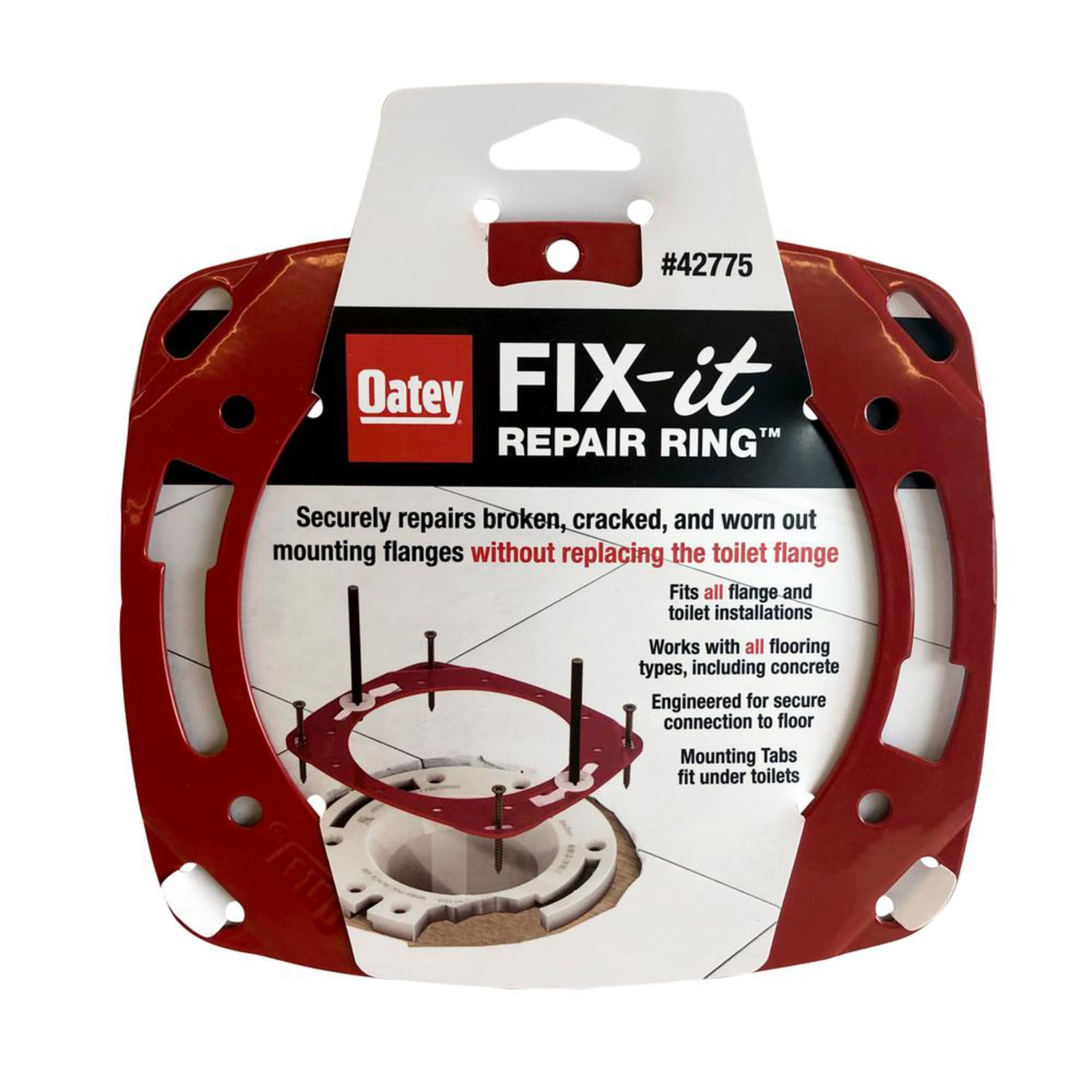 Repairing a on sale toilet flange