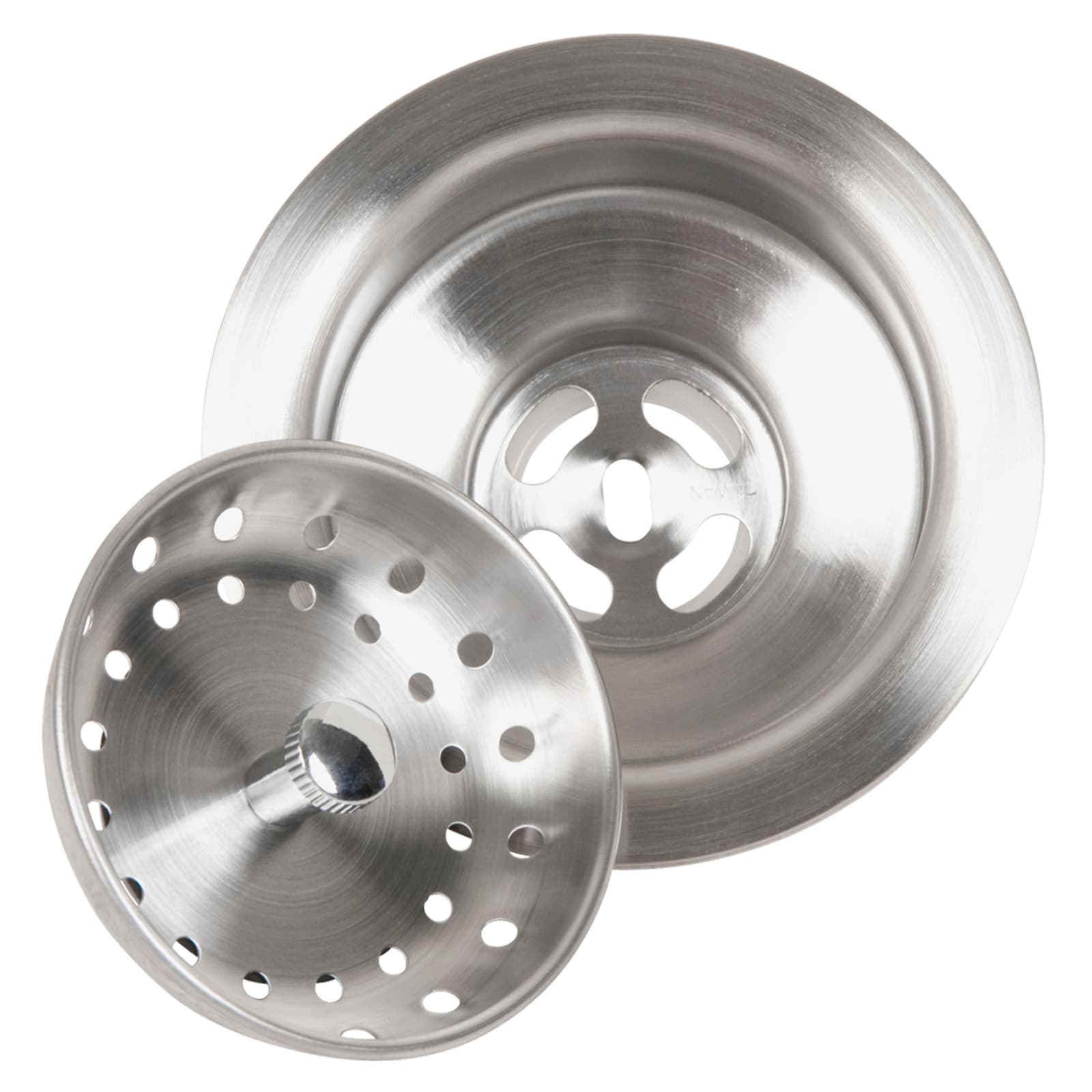 3-1/2 in. Twist Tight Kitchen Sink Strainer Assembly in Stainless