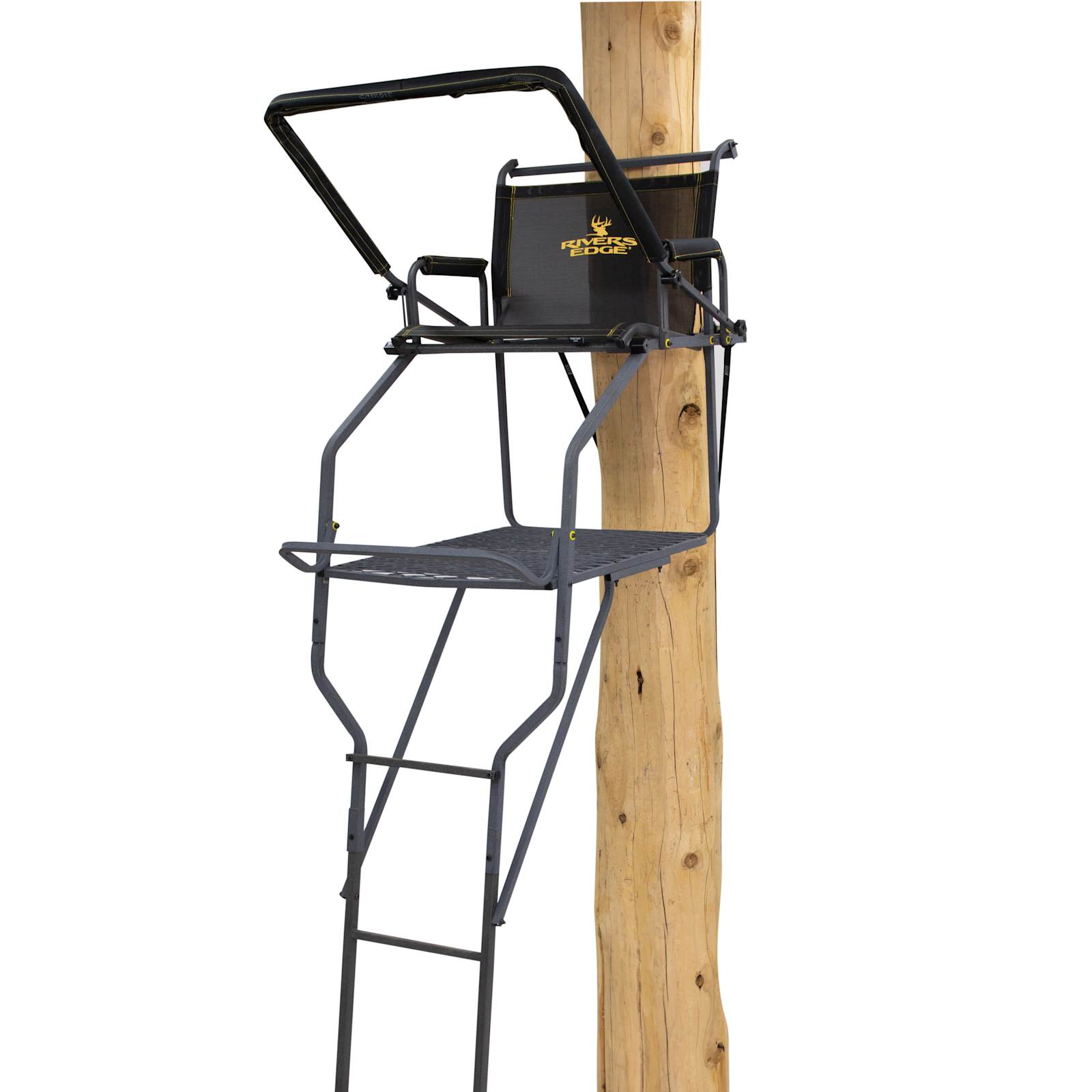 RE658 Jumbo Jack 1-Man Ladder Stand by Rivers Edge Treestands at