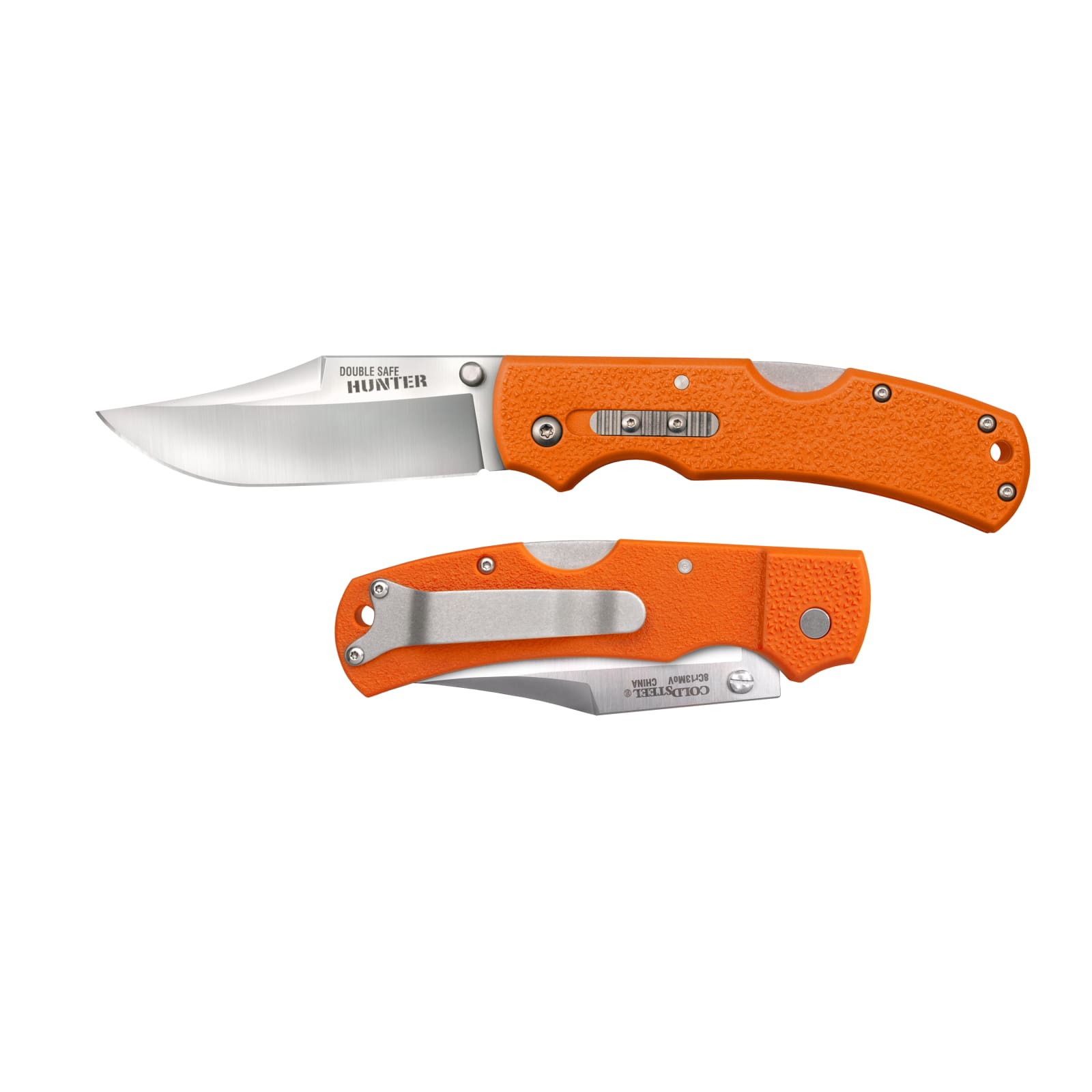 Cold Steel Orange Double Safe Hunting Folding Knife by Cold Steel