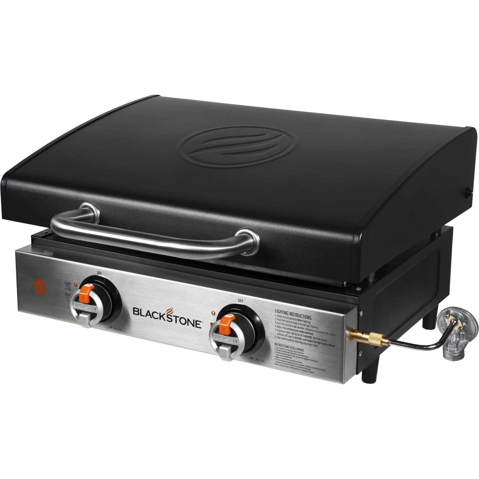 Blackstone 2-Burner Black 17,000 BTU 524 Sq. In. Outdoor LP Gas Griddle -  Brownsboro Hardware & Paint