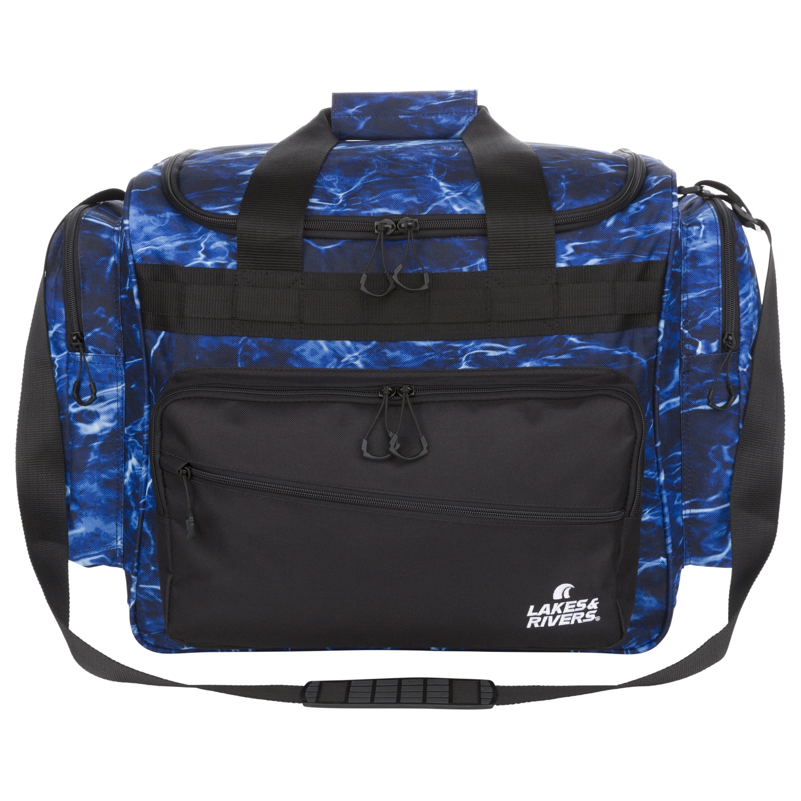 Lakes & Rivers Mossy Oak Aqua Marlin Pro Series Tackle Bag w/ 8 Large Boxes | by Fleet Farm