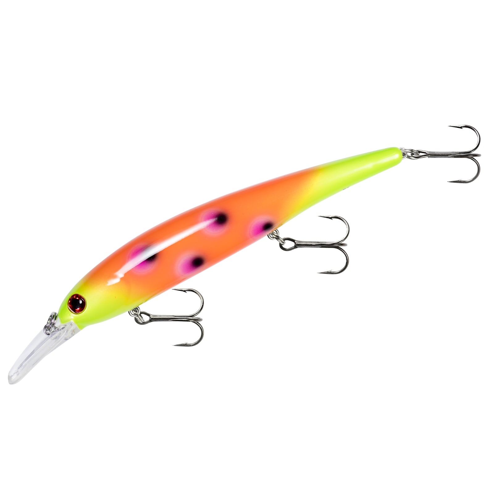 Chartreuse Orange Chartreuse Head Walleye Shallow Crankbait by Bandit Lures  at Fleet Farm