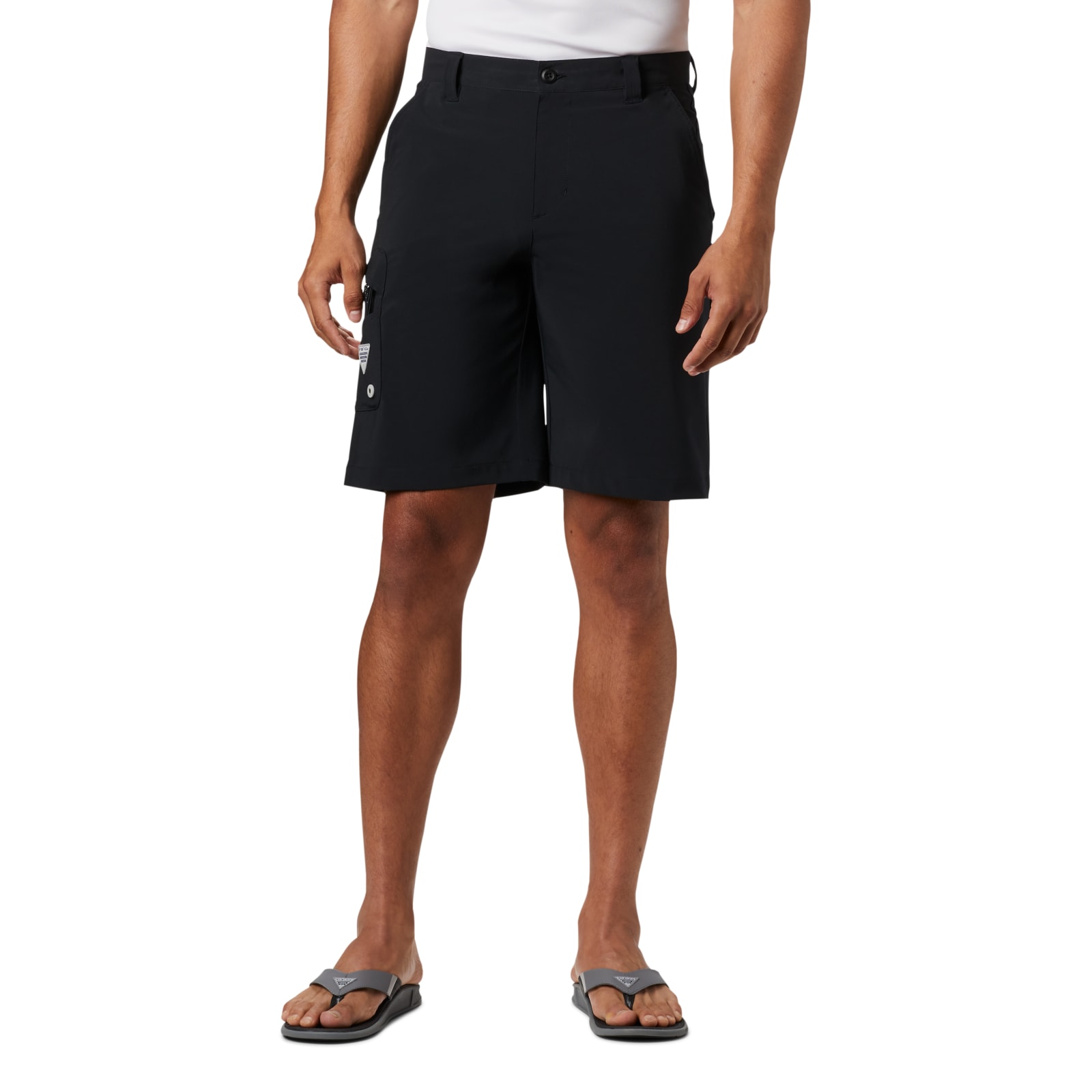 Men's Terminal Tackle Black/Cool Grey Fishing Shorts by Columbia at Fleet  Farm