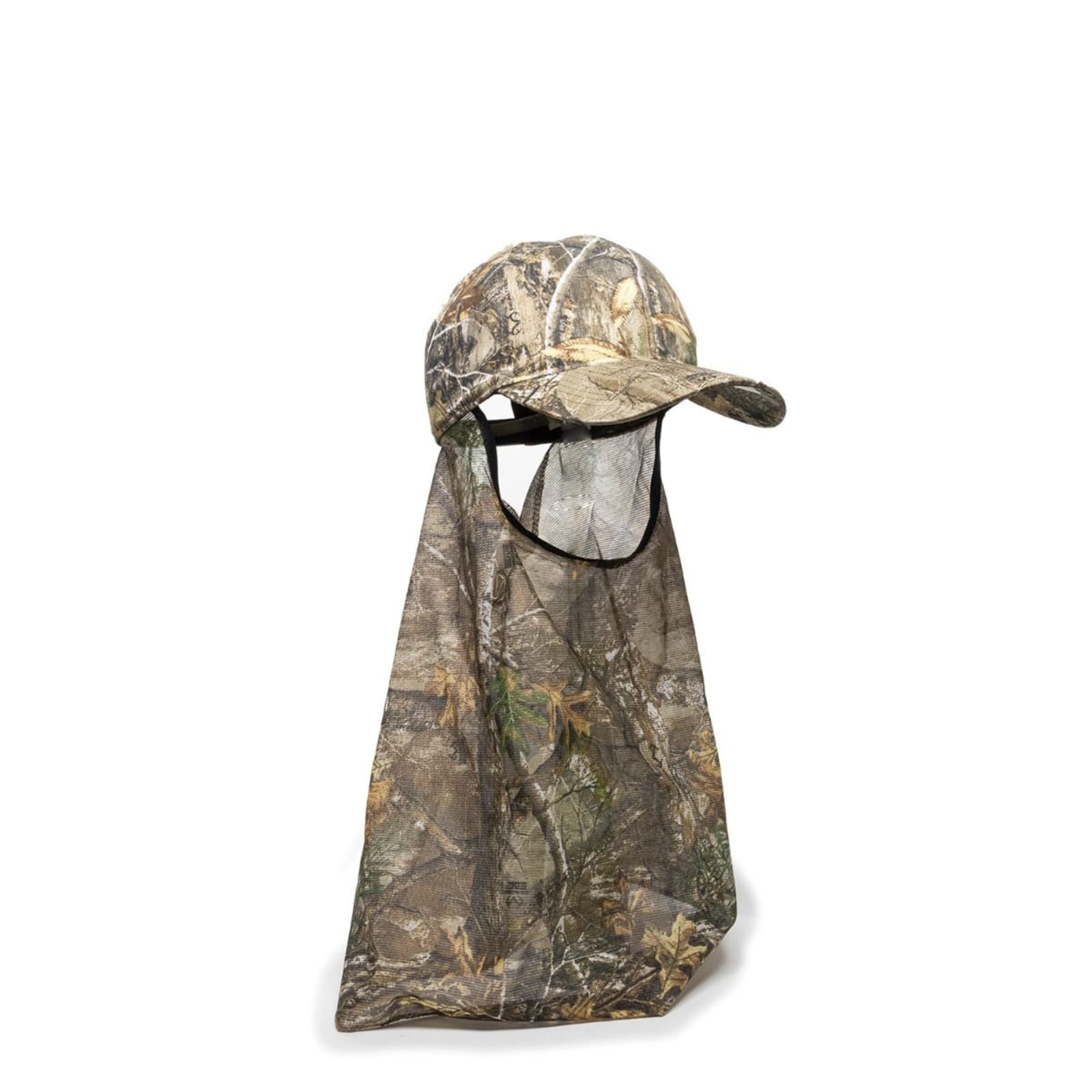 Adult Realtree Edge Camo 6-Panel Canvas Cap w/ Facemask